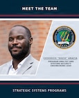 Chiedozie “Dozie” Anazia, program analyst and systems security engineering lead, Strategic Systems Programs.