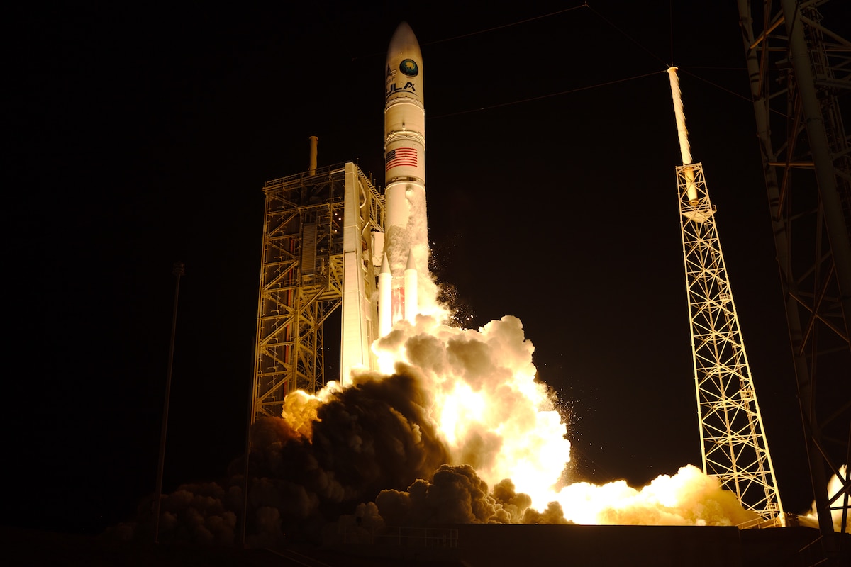 Cape Canaveral Space Force Station, Fla. (Feb. 12, 2026) -- A United Launch Alliance (ULA) Vulcan rocket carrying the USSF-87 mission for the United States Space Force’s Space Systems Command (SSC) lifts off from Space Launch Complex-41 at 4:22 a.m. EST, strengthening national security space.  (Photo credit: United Launch Alliance)