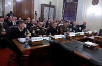Senior leaders testify at the Pentagon