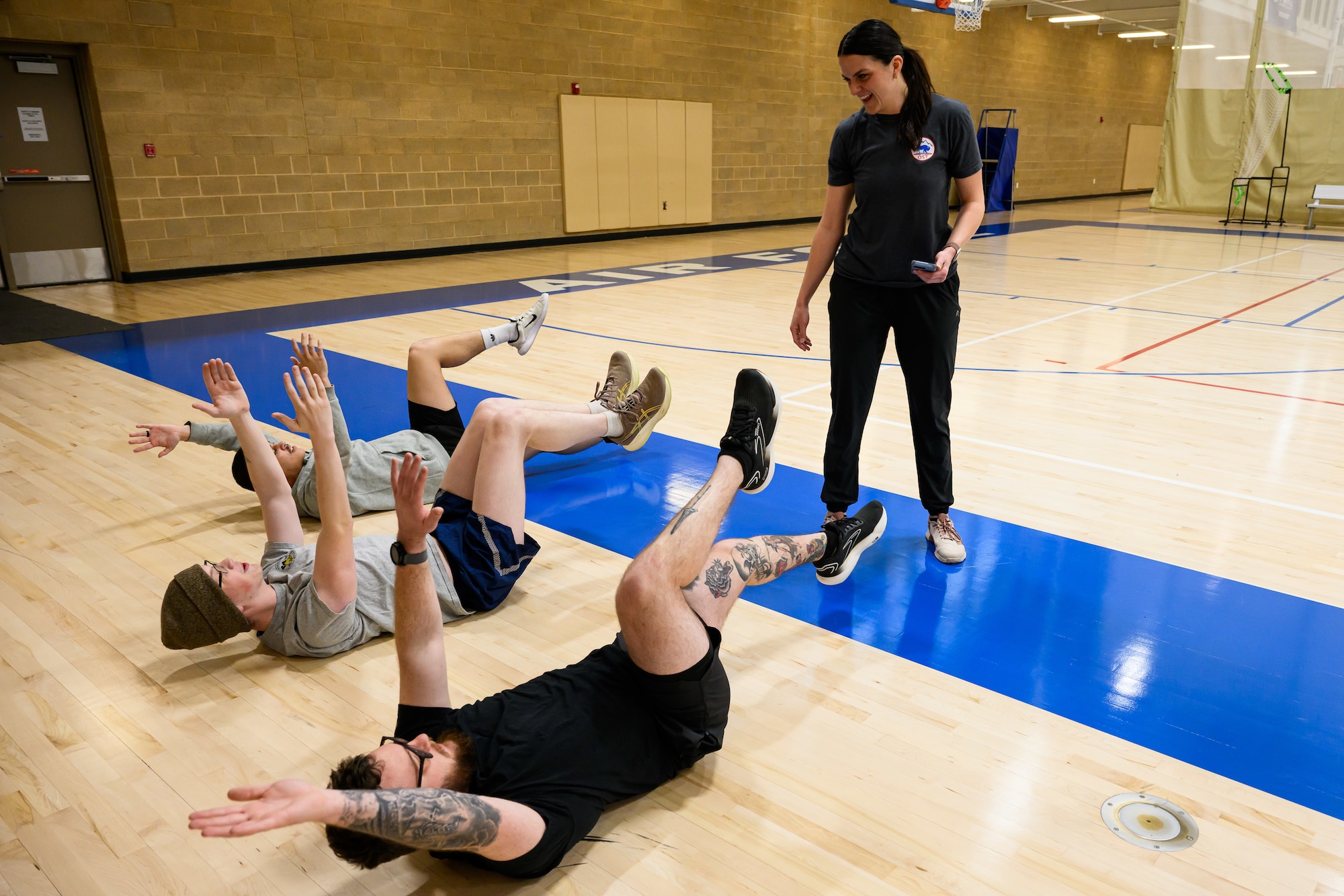 The Operational Support Team is a small, mobile group of medical and human-performance professionals who work with units to improve physical readiness, strengthen workplace health and safety practices, and build trusted relationships that make preventive care more accessible.  (U.S. Air Force photo by R. Nial Bradshaw)