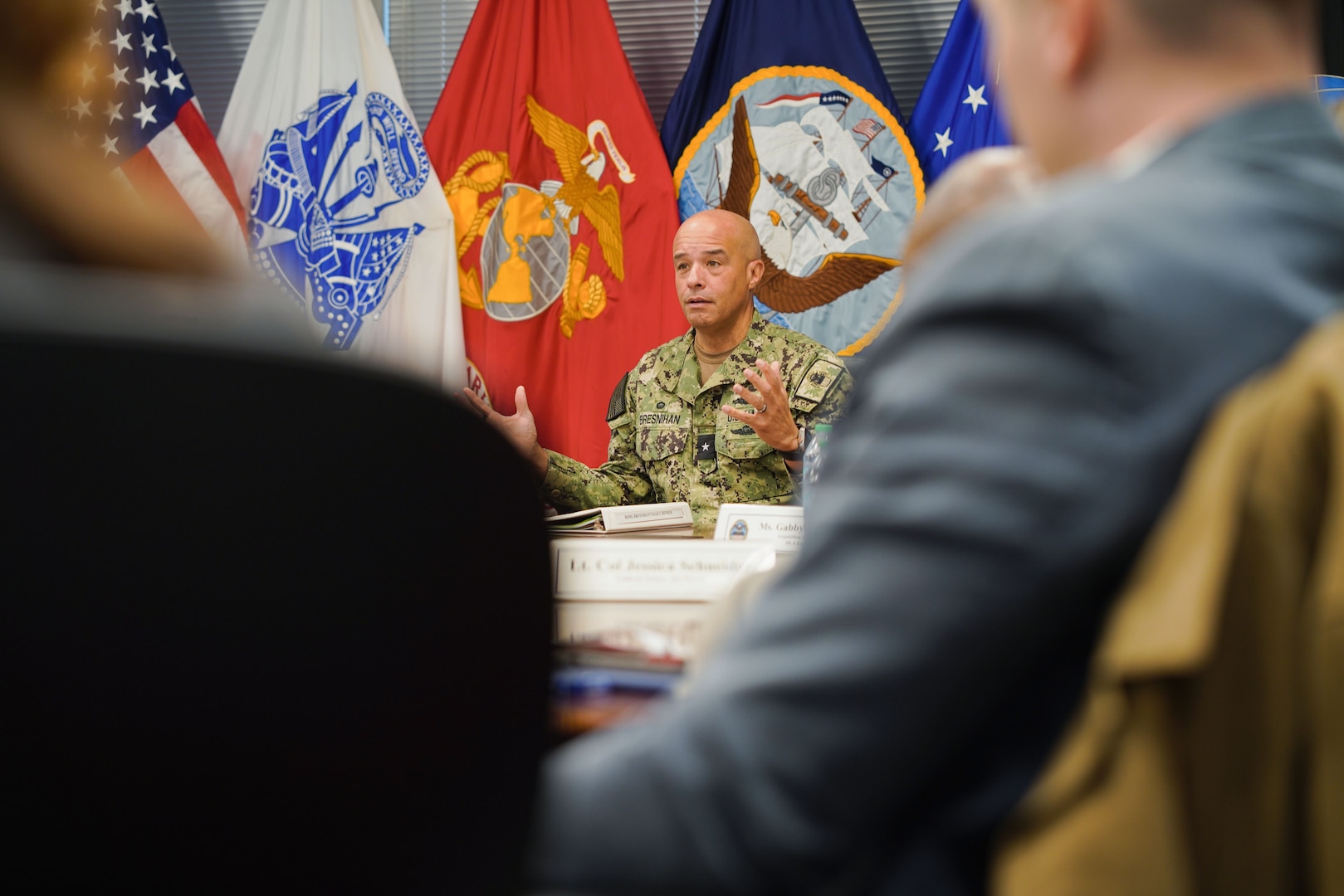 Remarks are given at meeting.