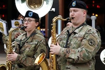 Army Reserve Band performs at the Grand Ole Opry