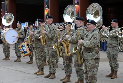 Army Reserve Band performs at the Grand Ole Opry
