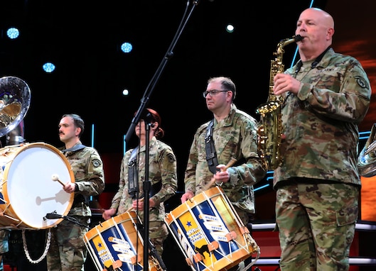 Army Reserve Band performs at the Grand Ole Opry