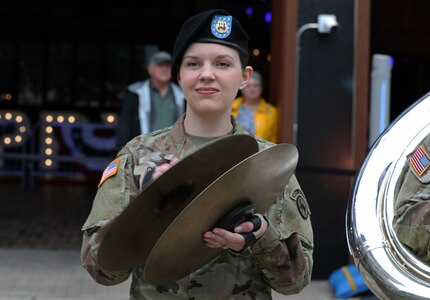 Army Reserve Band performs at the Grand Ole Opry