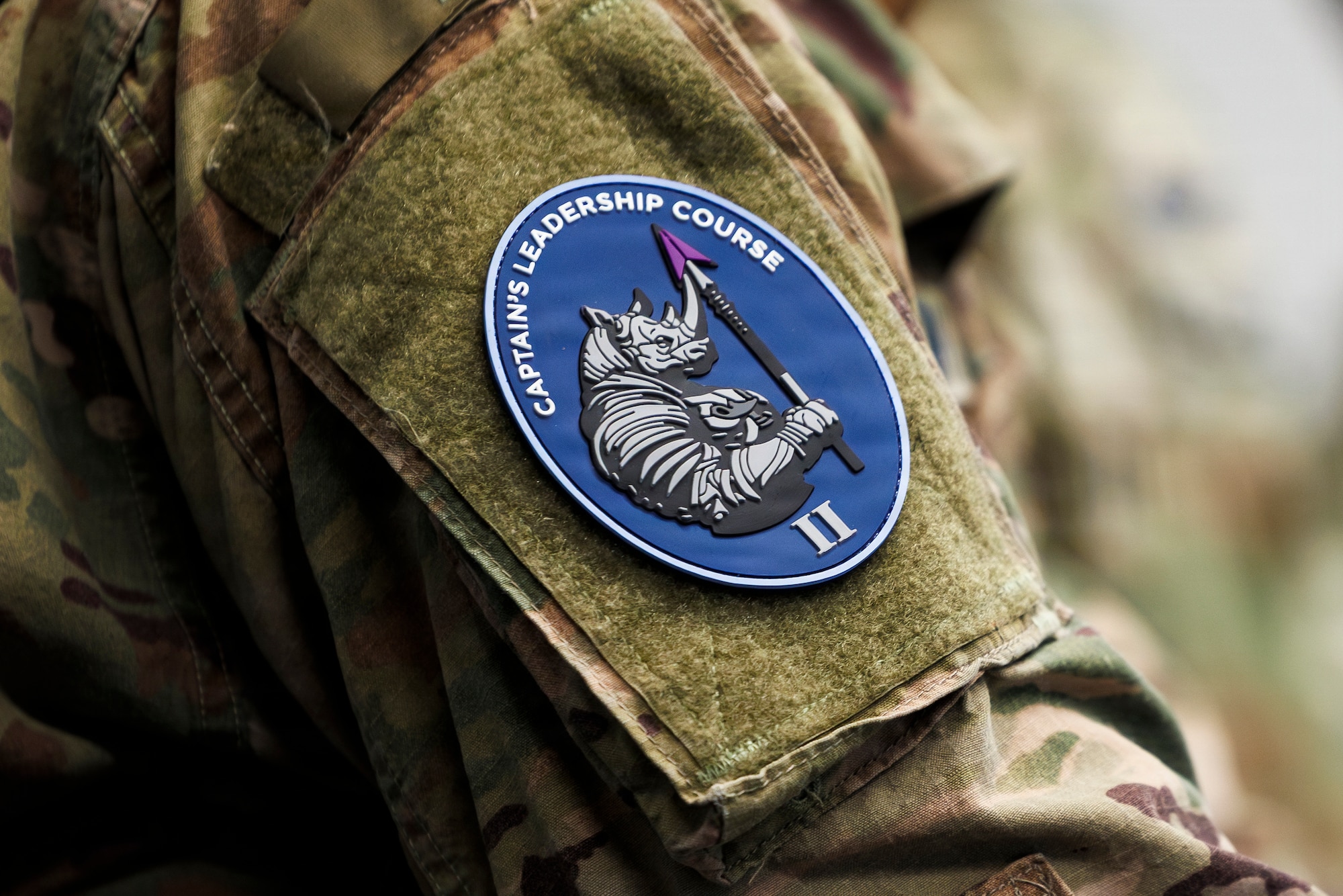 Students in class wearing Space Force uniforms