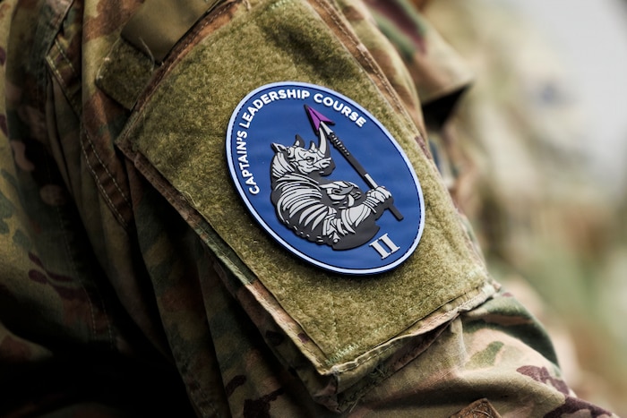 Students in class wearing Space Force uniforms