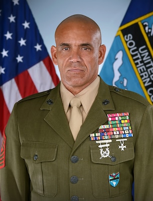 Official photo of Sgt. Maj. Rafael Rodriguez, U.S. Southern Command Senior Enlisted Leader.