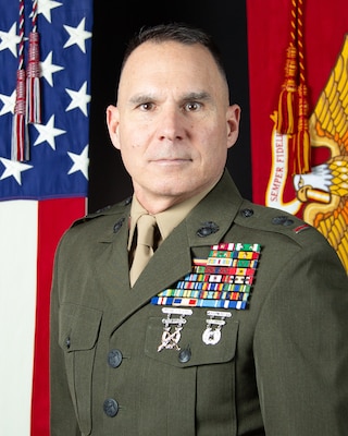 Portrait of Infantry Weapons Officer/ Marine Gunner