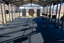 Shred sheds are company-assigned fitness equipment facilities issued through an ECR for the duration of a BOC company’s training cycle. They are intended for individual and unit PT use by the assigned company only, with accountability maintained by the Human Performance (HP) team. Pavilions are shared PT spaces managed by the HP team for individual and unit-level training. They are open Monday through Friday from 0530 to 2200, with scheduling coordinated through the HP team to prevent conflicts and support HP-led PT events.