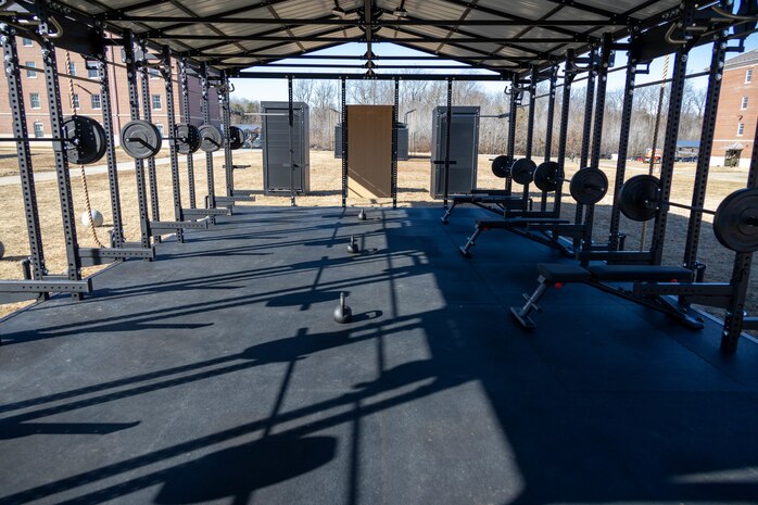 Shred sheds are company-assigned fitness equipment facilities issued through an ECR for the duration of a BOC company’s training cycle. They are intended for individual and unit PT use by the assigned company only, with accountability maintained by the Human Performance (HP) team. Pavilions are shared PT spaces managed by the HP team for individual and unit-level training. They are open Monday through Friday from 0530 to 2200, with scheduling coordinated through the HP team to prevent conflicts and support HP-led PT events.