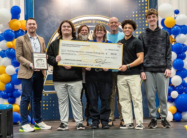 FREDERICKSBURG, Va. – Westmoreland High School won third place in the high school category of the 2026 Innovation Challenge @ Dahlgren. The two-day event held at the Fredericksburg Convention Center featured 30 teams from middle and high schools from across the Fredericksburg region. (Dave Ellis/NSWCDD Photo)