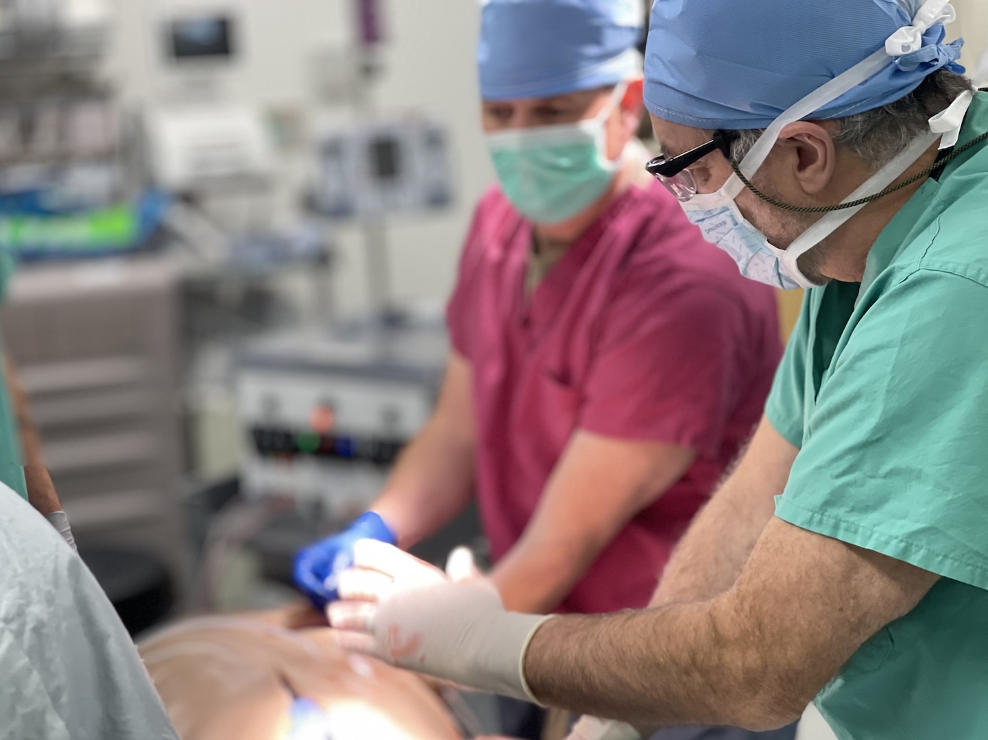 Surgical training allows providers to perform realistic interventions while refining skills needed for rapid stabilization and surgical treatment in emergent scenarios.