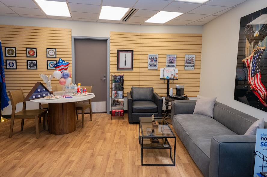 The newly added military welcome center