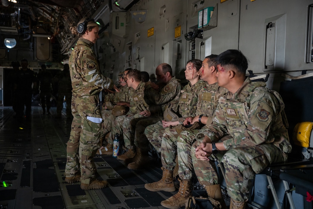 Airmen receive simulated patient care