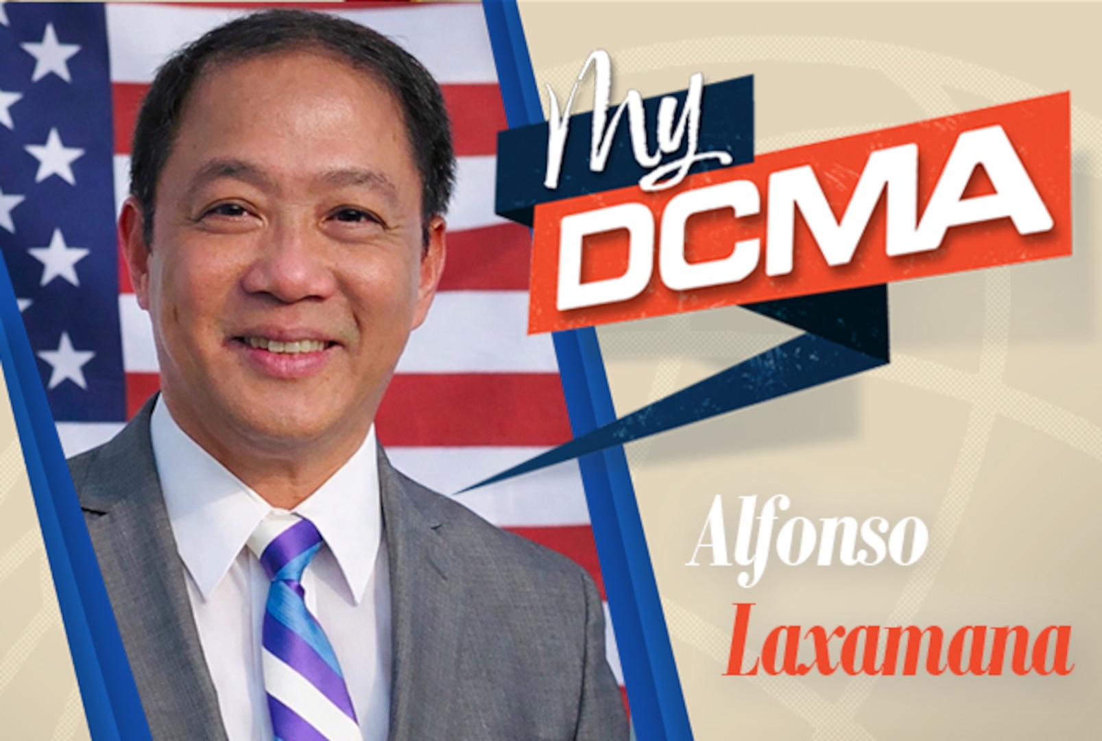 My DCMA graphic with photo of Alfonso Laxamana
