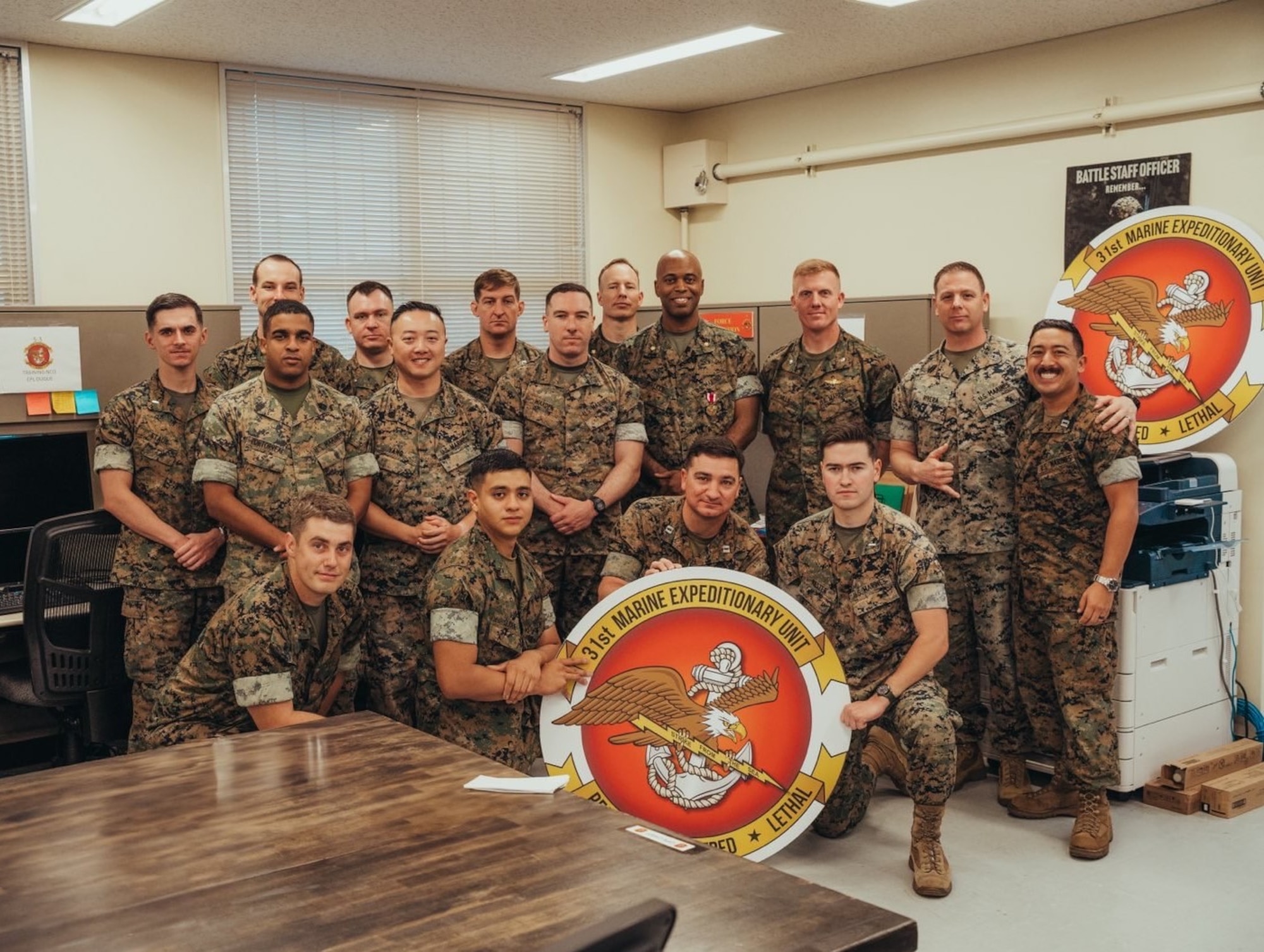 U.S. Marine Corps Maj. Cory Walker, School of Advanced Air and Space Studies student, poses for a photo at Maxwell Air Force Base, Alabama, Feb. 10, 2026.