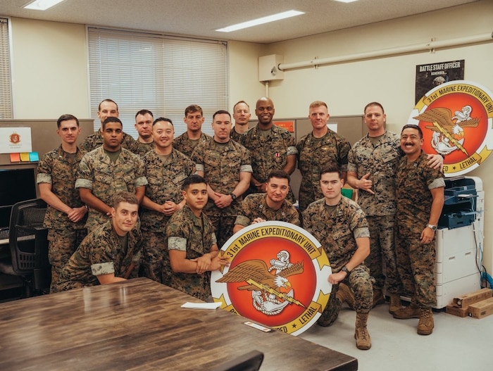 U.S. Marine Corps Maj. Cory Walker, School of Advanced Air and Space Studies student, poses for a photo at Maxwell Air Force Base, Alabama, Feb. 10, 2026.