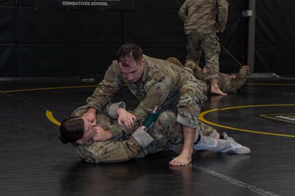 The Pennsylvania National Guard Army Basic Combatives Course conducted at Fort Indiantown Gap, Pennsylvania, Feb. 16-20, 2026, saw increased levels of participation, as well as a noticeable increase in attendance from female Soldiers. (U.S. Army National Guard photo by Sgt. Kayden Bedwell)