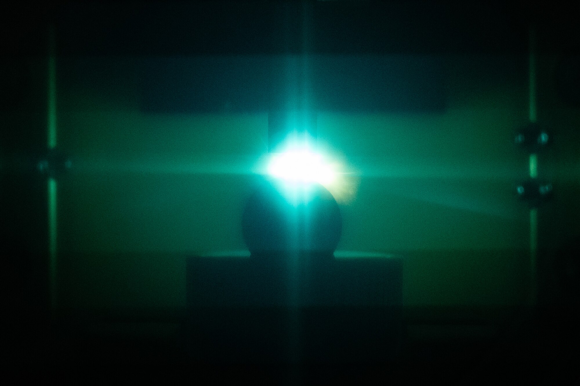 An elemental analyzer machine tests an engine oil sample.