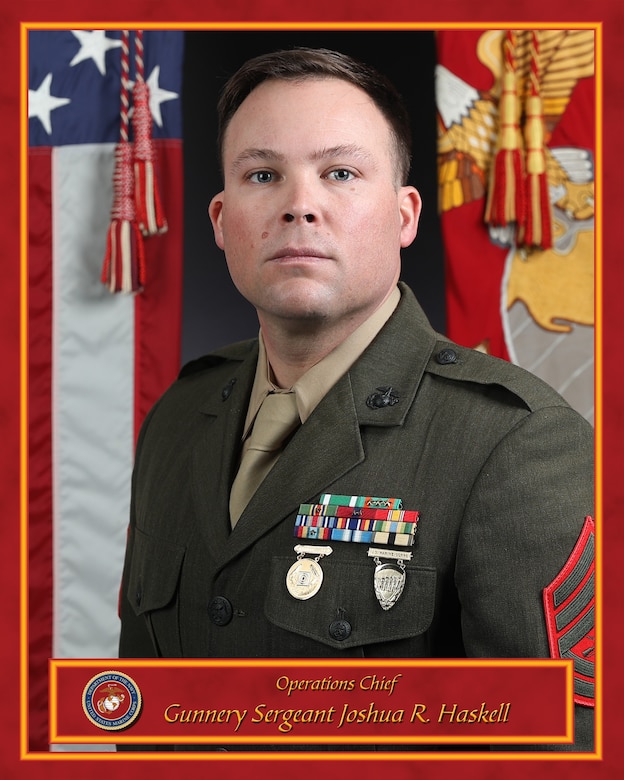 Gunnery Sergeant Joshua R. Haskell, Operations Chief, Reserve Support Activity-Quantico