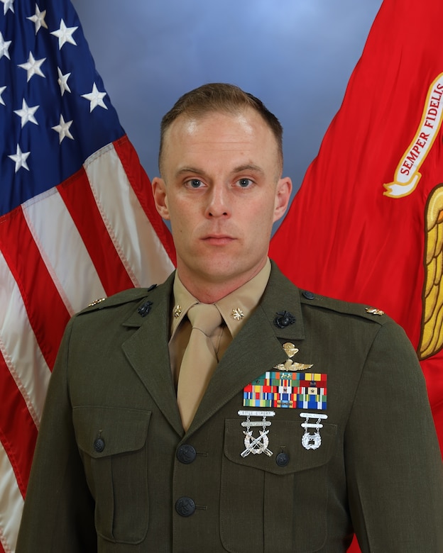 Major Rex Van Koevering, Inspector-Instructor, Company C, 1st Battalion, 24th Marines