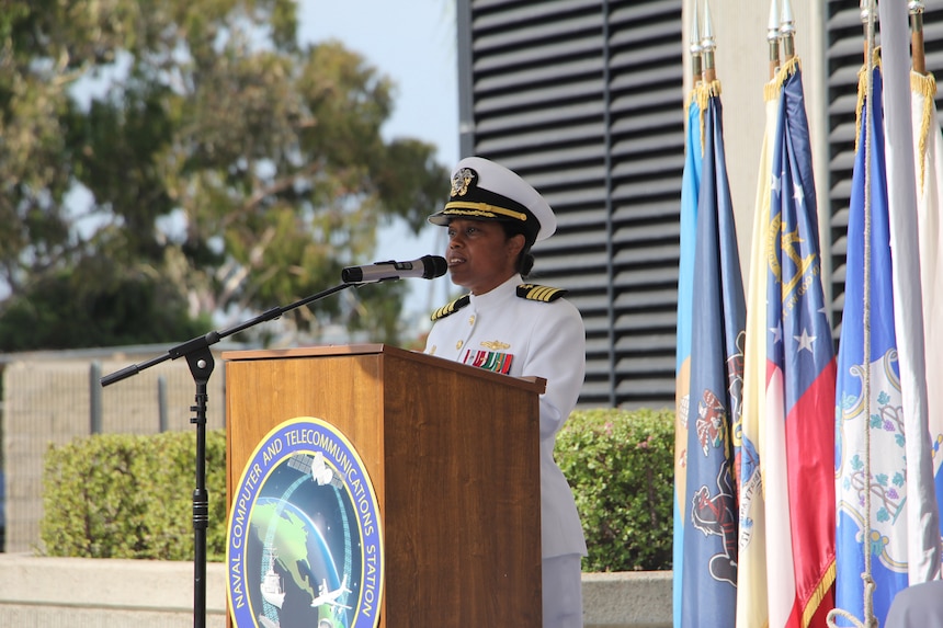 NCTS San Diego Holds Change of Command