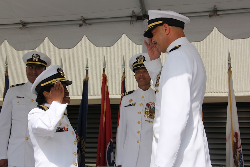 NCTS San Diego Holds Change of Command