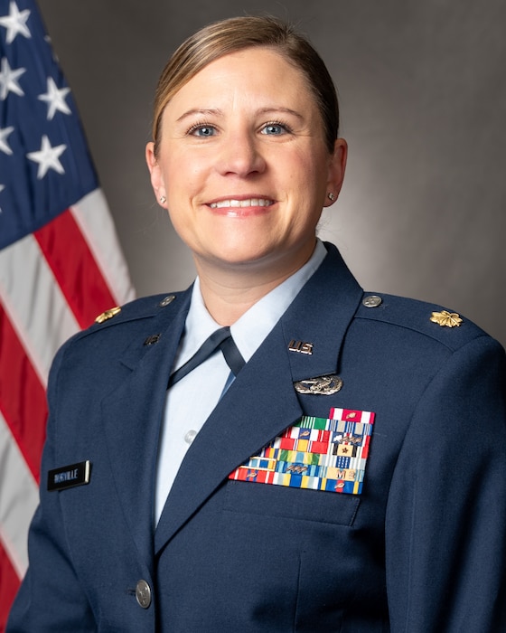 Airman posing for portrait.