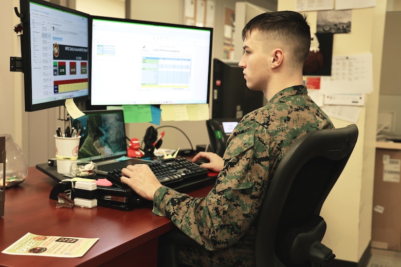 Lance Cpl. Irvin Z. Mott, assigned to Headquarters Battalion, Marine Corps Logistics Command, has been named Marine of the Year for calendar year 2025, recognizing his sustained excellence, professionalism and reliability in support of command operations.