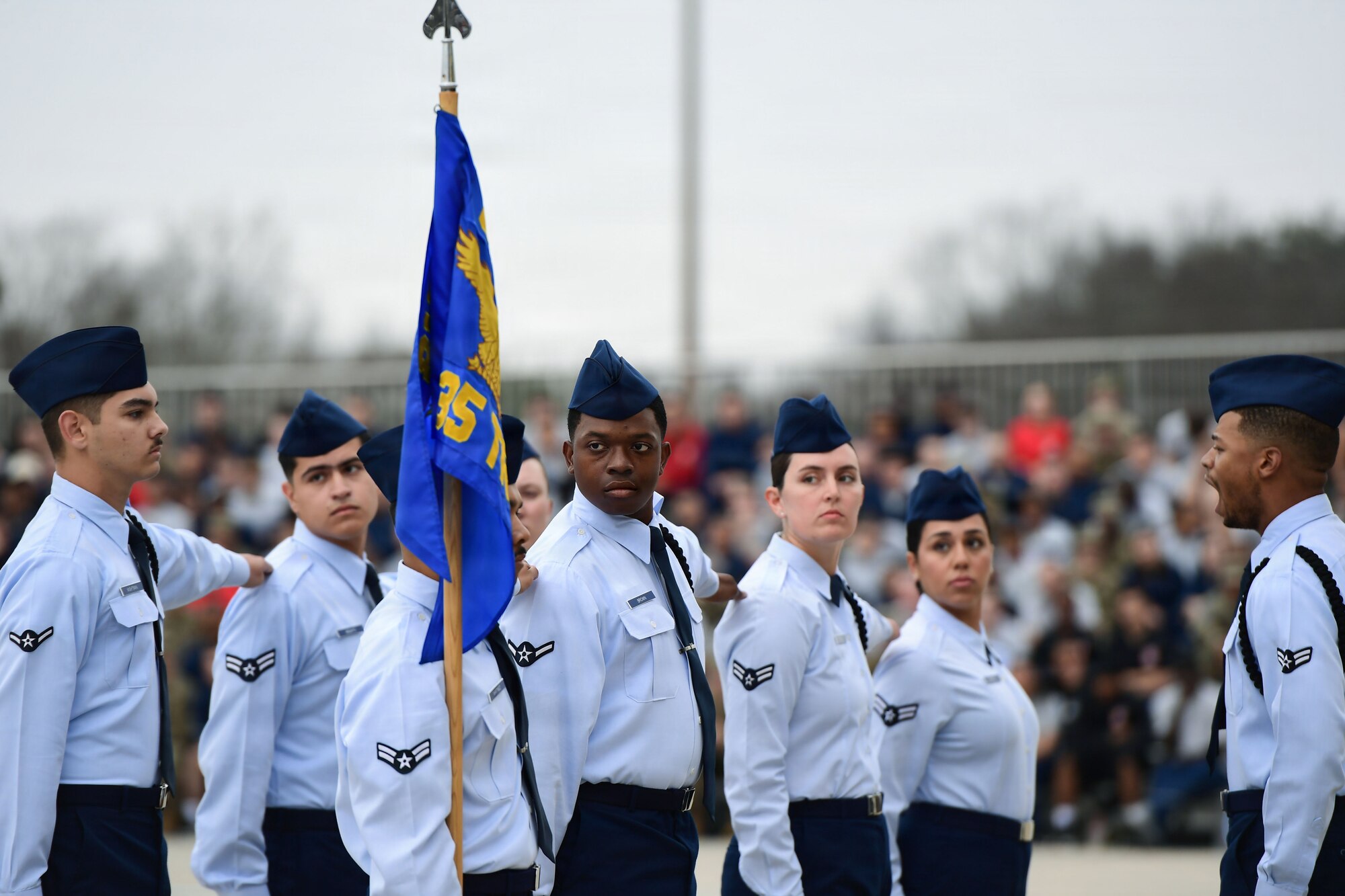 Keesler AFB 1st quarter drill down showcases new routines
