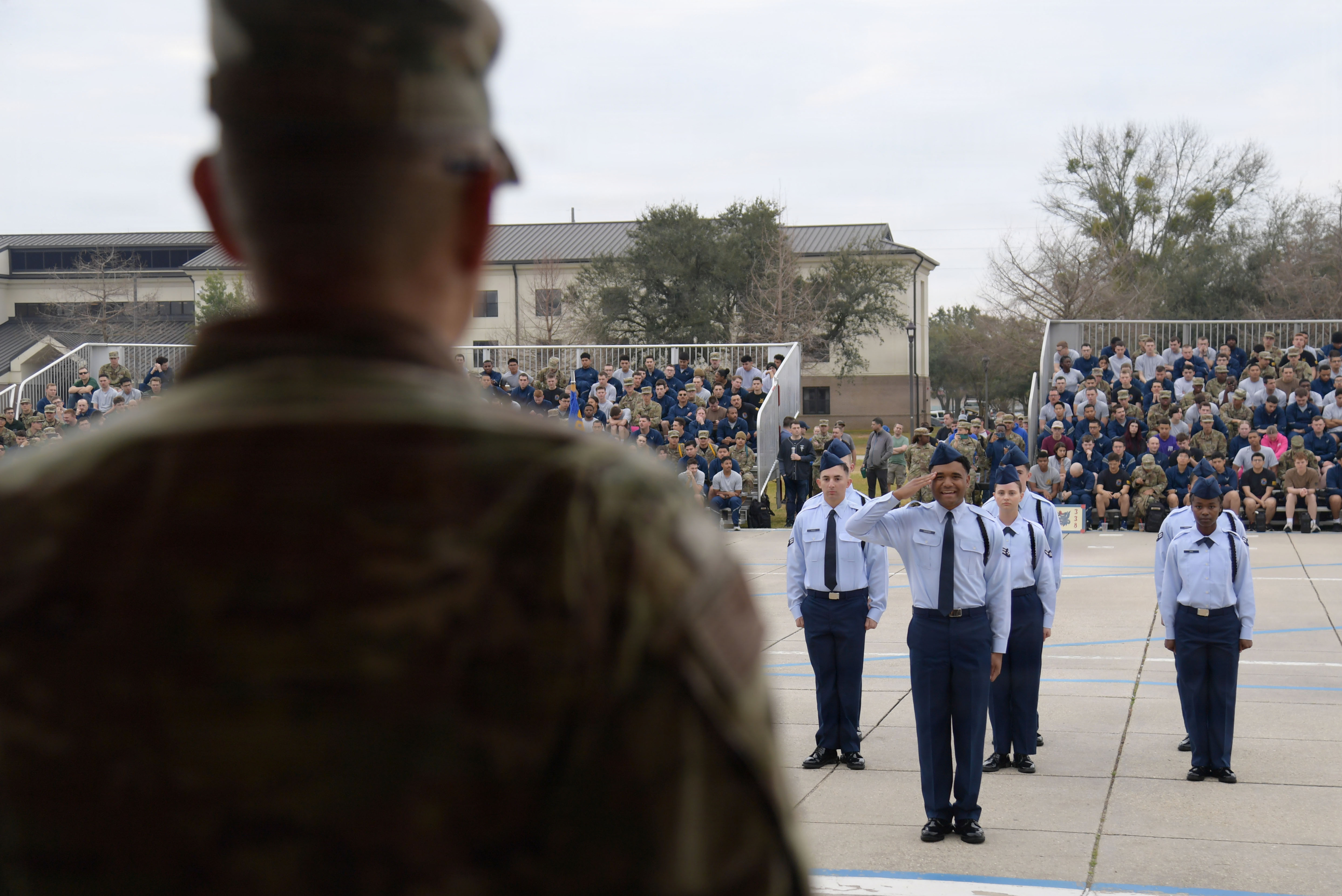 Keesler AFB 1st quarter drill down showcases new routines