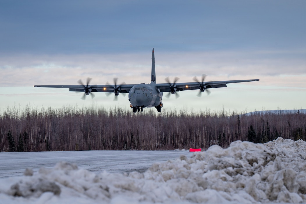 C-130 landing