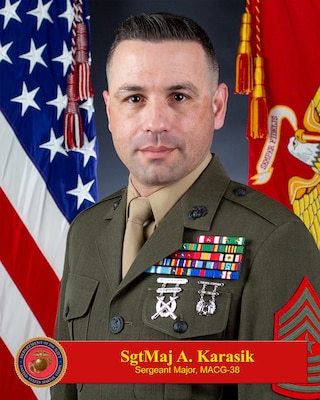 Portrait of Sergeant Major Alexander Karasik