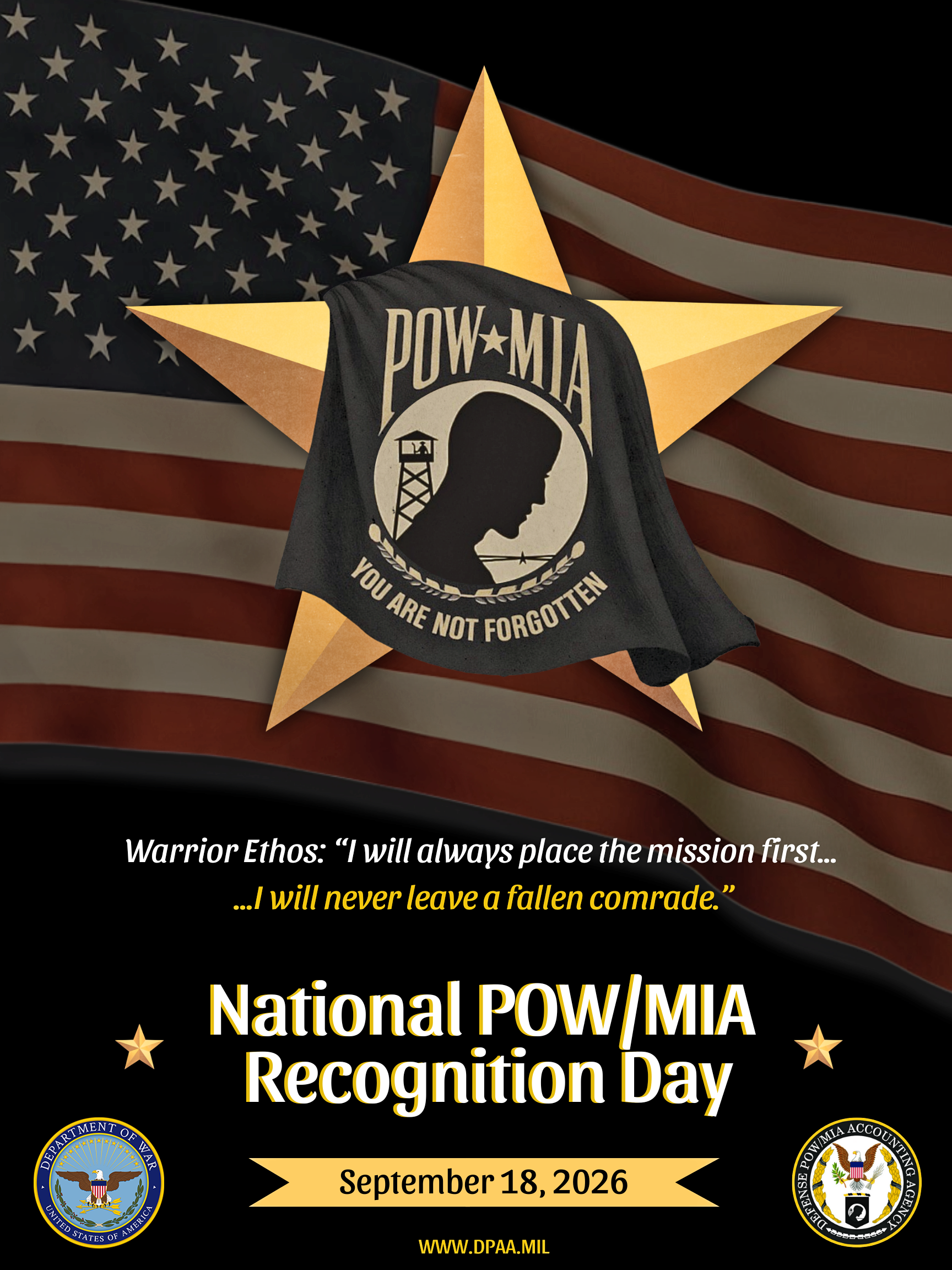 POW MIA Poster