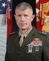 Major General John K. Jarrard, Commanding General, 4th Marine Division