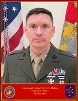 Lieutenant Colonel David A. Mabon, Executive Officer, 23D MARINE REGIMENT