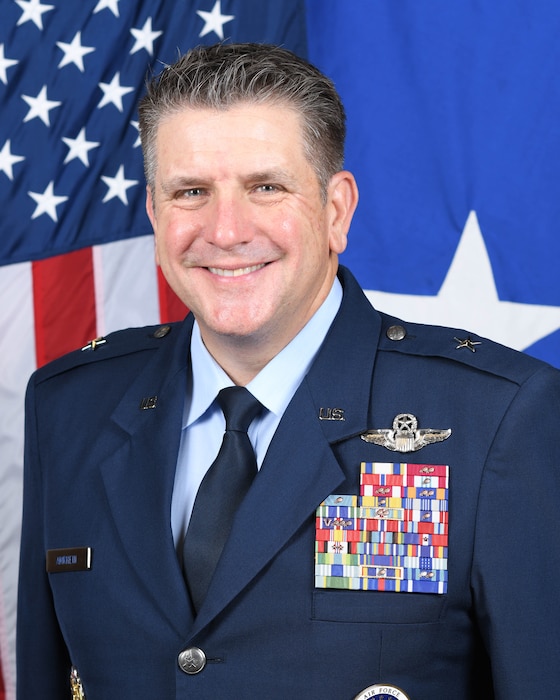 This is the official portrait of Brig. Gen. Christopher Amrhein.