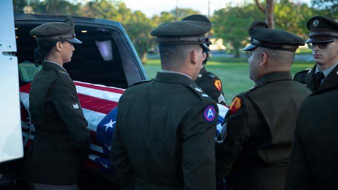 1st Mission Support Command honors former commanding general Maj. Gen. Felix A. Santoni at funeral service