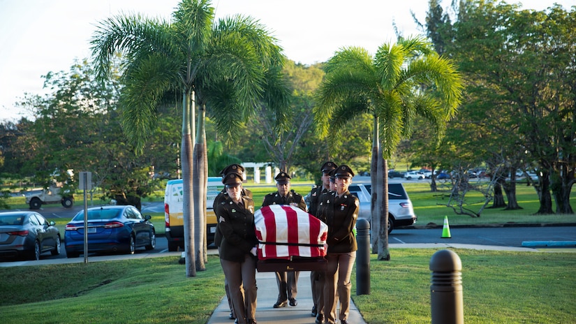 1st Mission Support Command honors former commanding general Maj. Gen. Felix A. Santoni at funeral service