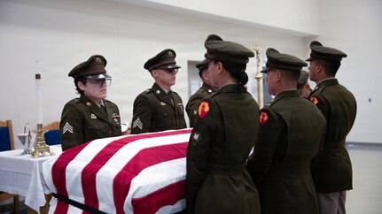 1st Mission Support Command honors former commanding general Maj. Gen. Felix A. Santoni at funeral service