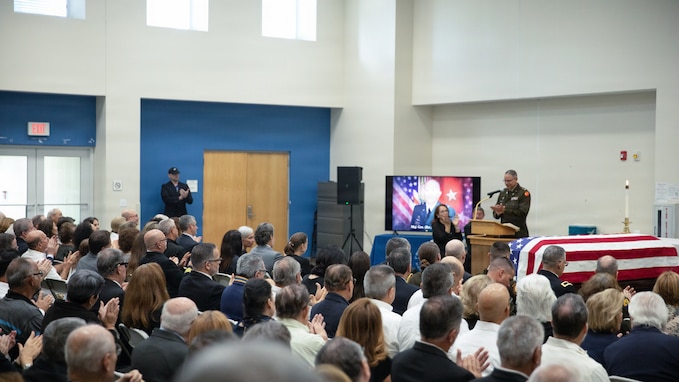 1st Mission Support Command honors former commanding general Maj. Gen. Felix A. Santoni at funeral service
