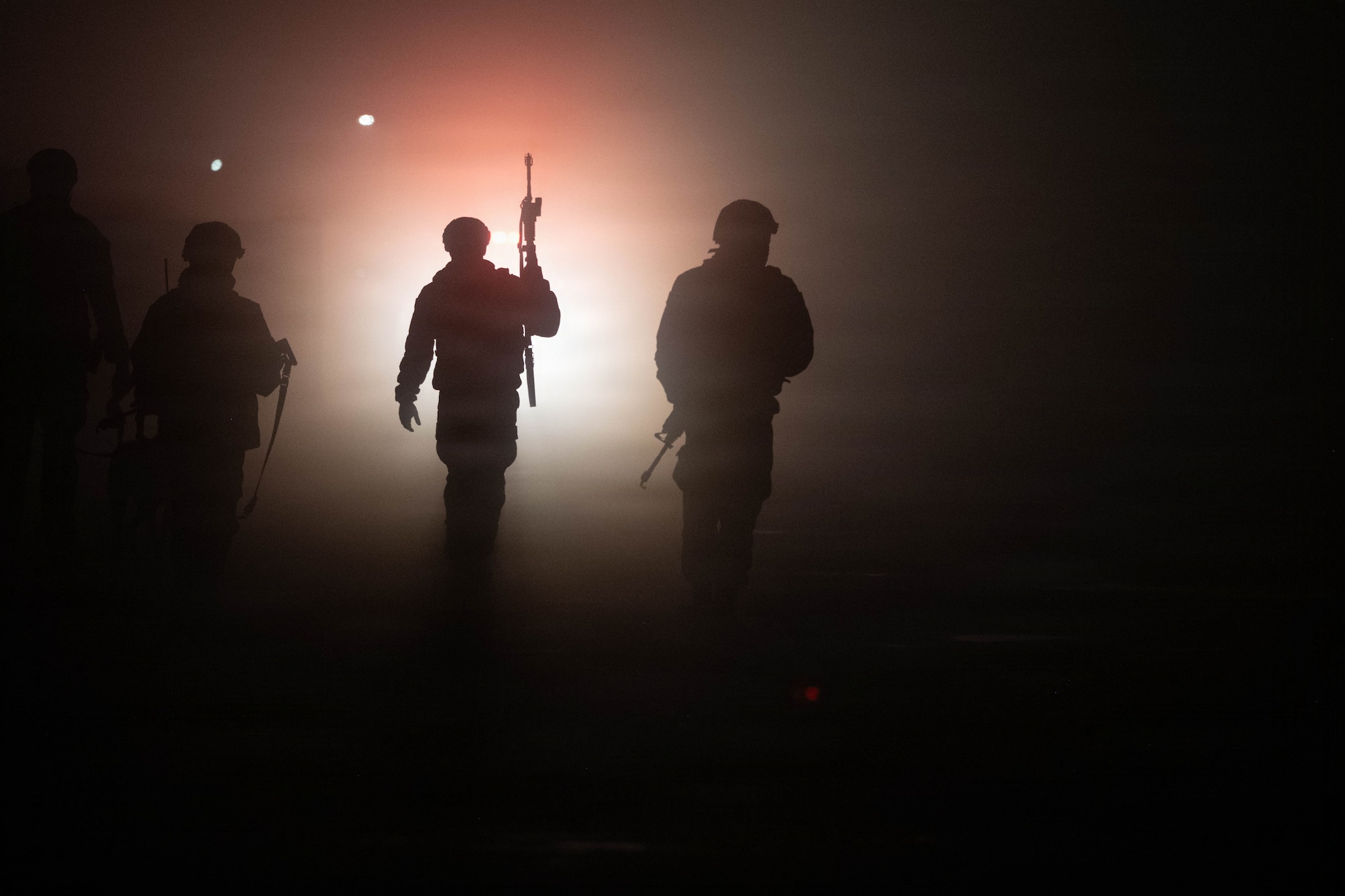 Defenders secure perimeter.