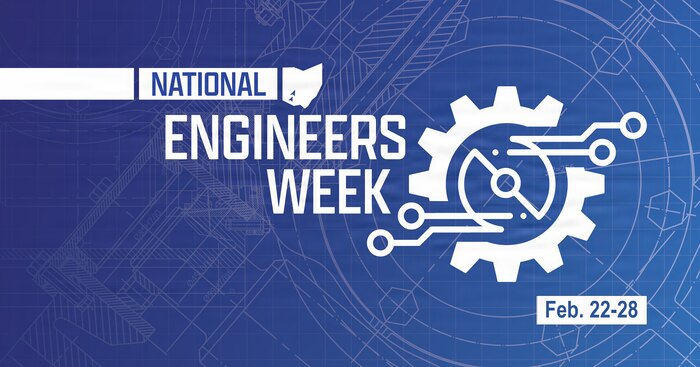 2026 National Engineers Week, Feb. 22-28. (Original graphic by David Clingerman, Air Force, 88th Air Base Wing. Modified by SSP public affairs).