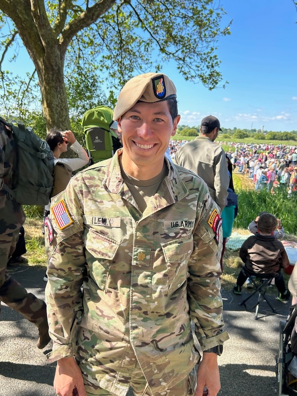 Man in uniform smiling