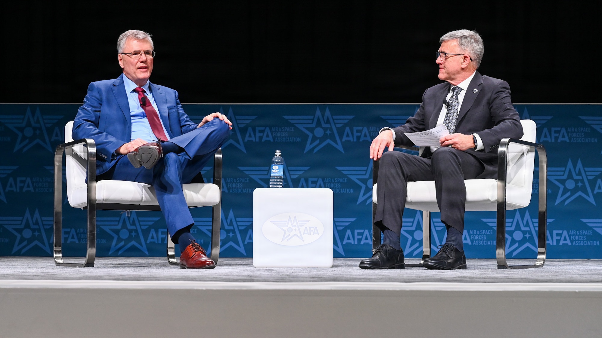 Secretary of the Air Force Troy Meink speaks at the Air Force Association Warfare Symposium Feb. 23, 2026.