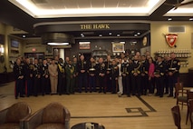 The Basic School hosted an International Officer Dinner at The Hawk as part of an annual event for international students at The Basic School, Marine Corps Base Quantico, Virginia, Jan 22, 2026. The dinner serves as an opportunity for international officers to come together and engage with U.S. Marine Corps leadership and TBS Staff, fostering cross-cultural connections and enhancing the collaborative learning environment at TBS. This event is hosted annually focusing on building strong relationships and fostering a sense of community among future leaders from around the world.