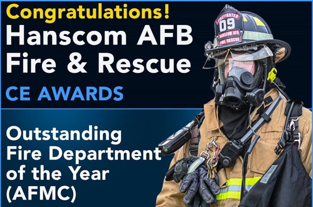 Image of fire fighter award received