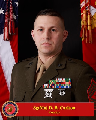 Portrait of Sergeant Major Derek B. Carlson