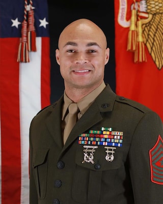 Portrait of Sgt. Maj. Jordan M. Davis